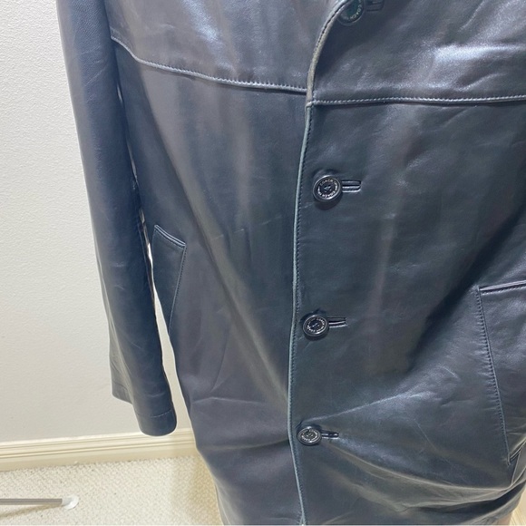 Coach Black Leather Jacket Men's Size Large
100% Leather With Wool Blend Liner - Picture 4 of 12